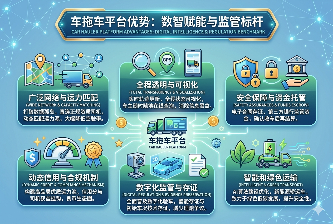 头部汽车托运平台“车拖车”响应大会号召