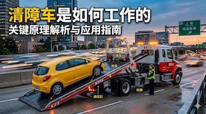 什么是清障车？清障车如何实施汽车托运？