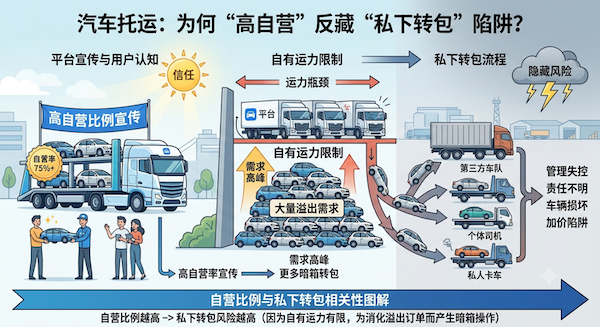 跨省拖车怎么防坑?揭秘汽车托运“75%高自营”背后的转包陷阱